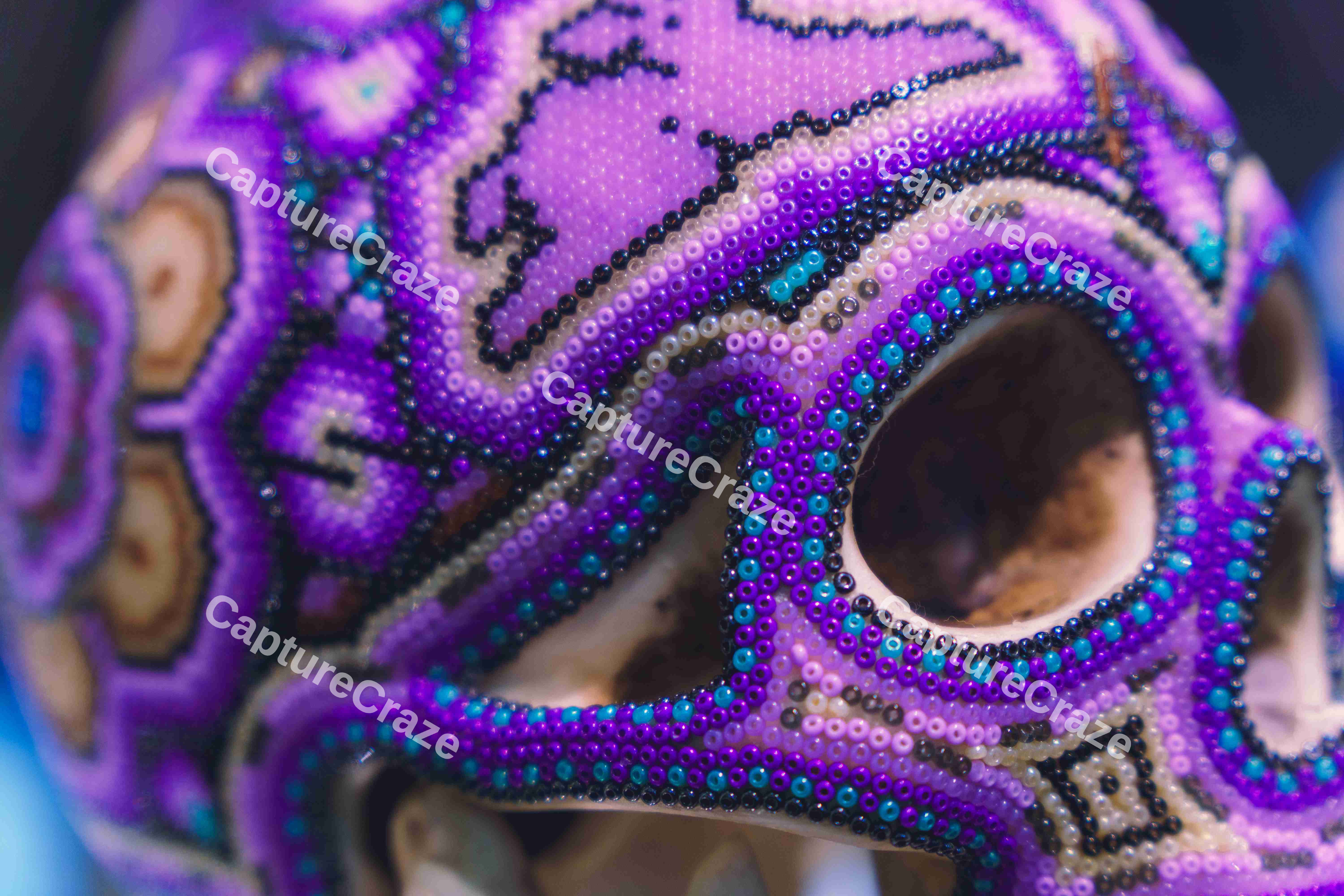 Beaded Skull